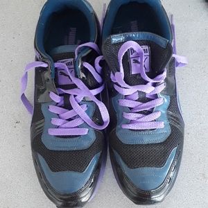 Puma size 12 brand new athletic shoes shiny purple